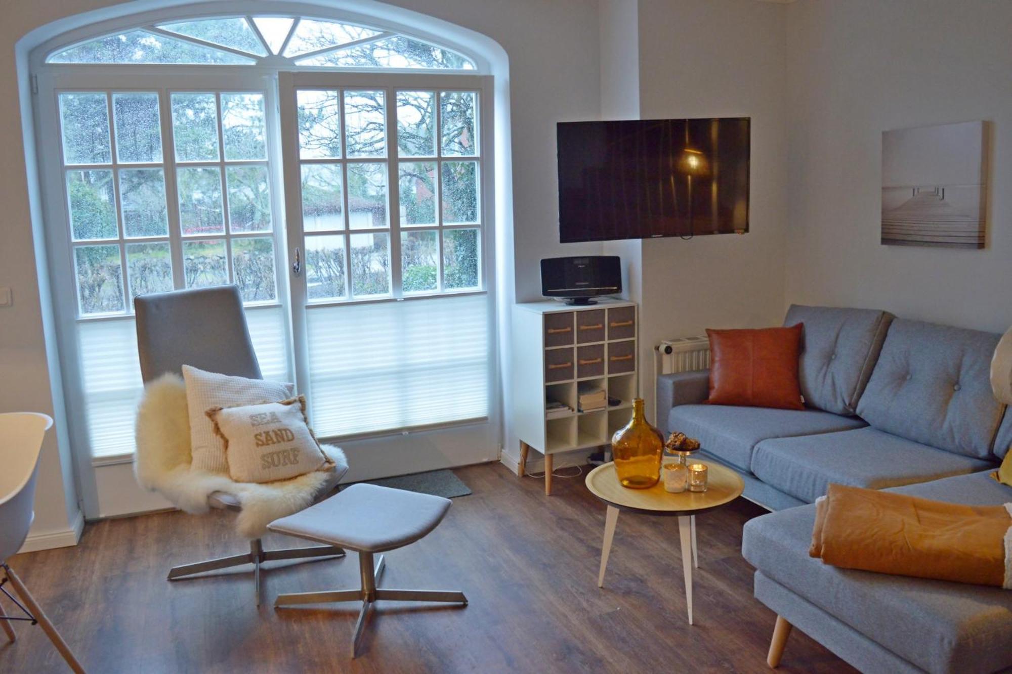 Morderne 3-Zimmerwohnung In Einer Hausscheibe Unter Reet Westerland Bagian luar foto